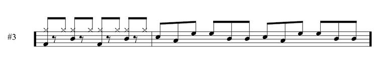 Single Paradiddle-diddle #3